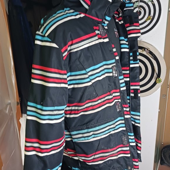 era winter coat used multi colors heavy - Picture 2 of 7